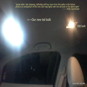 LED Notranjosti Avtomobila Luči Za SsangYong tivoli TX soba dome zemljevid branje stopala vrata lučka brez napak 7pc