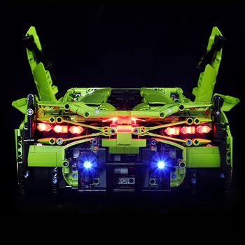 LED Osvetlitev Komplet za Lego 42115 Lamborghini SIAN FKP37 Model Zgradbe Led Svetloba Nastavite Samo, Brez Bloki
