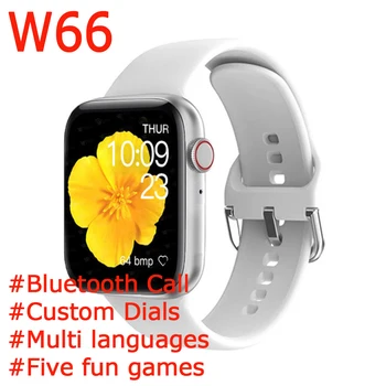 Lism Novo W66 Smartwatch Moških Bluetooth Klic Pet Iger 1.75 Palčni Poln Na Dotik Ženske Po Meri Klicanje Pametno Gledati