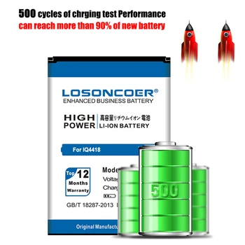 LOSONCOER 2600mAh BL3818 Baterija Za LETENJE IQ4418 IQ 4418 ERA Slog 4 BL 3818 / Micromax S308 Litij-ionsko polimer baterijo