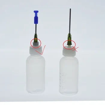 Luer Lock Steklenice Iglo Nasvet Plastičnih Aplikator Stisnite 30 ml/ 50 ml Topi Nasvet 14 SS in Pokrov Pečat Močna povezava