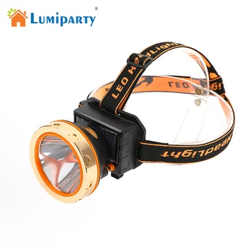LumiParty LED Žaromet USB Sončne Energije Močna Notranja Baterija za ponovno Polnjenje Glavo Svetilko, Baklo Lov Svetlobe