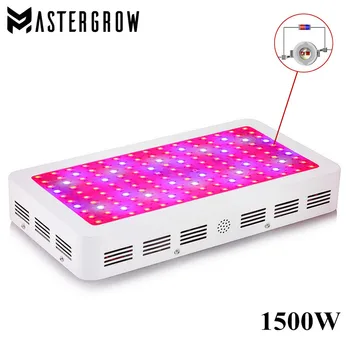 MasterGrow II 1500W Dvojno Čipe LED Grow Light Celoten Spekter 410-730nm Rdeča/Modra/Bela/UV/IR Za Sobne Rastline in Rože Stavek