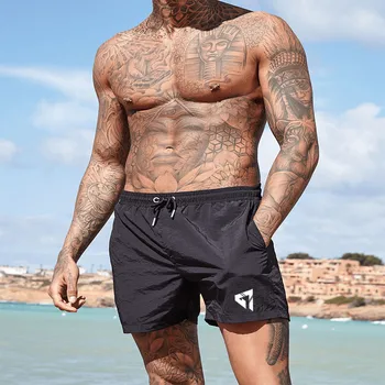 Men ' s beach hlače, moške hitro sušenje potu-vlaknati deskanje hlače usposabljanje fitnes hlače obmorskih plavanje hlače