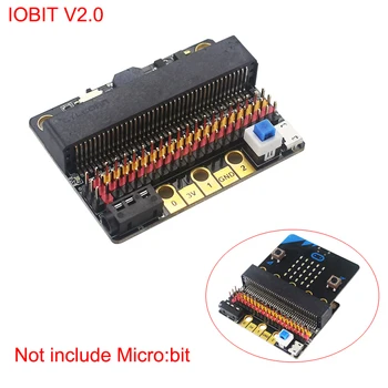 Mikro:bit IO Širitev Odbor IOBIT V2.0 Horizontalni Prenos Ploščo z Stikalo za BBC Micro:bit