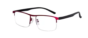 Moški Ženske Pol Okvir Progresivna Multifokalna Obravnavi Očala Proti Modra UV Presbyopic Očala Samodejnega Prilagajanja