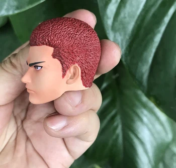 Na Zalogi 1/6 Obseg Moški Risank Anime Slika Opremo Hanamichi Sakuragi Glavo Skulptura Vklesan Model za 12 cm Dejanje Slika