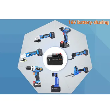NEWONE 16V Akumulatorski Orodja Kombinacija Kit, DC Električni Vrtalnik S Kotom Grind ,Gospodinjski Batni Videl Z Litijevo Baterijo