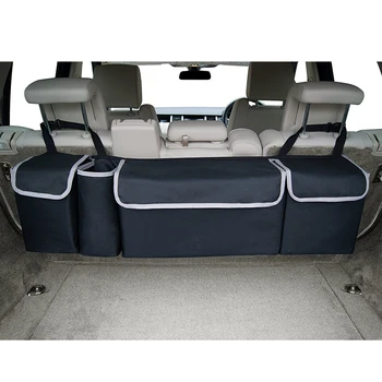 Nov Avto Trunk Organizator Backseat Vrečko za Shranjevanje Visoko Zmogljivost Multi-uporabo Oxford Nazaj Notranja Oprema Avtomobilskega Sedeža