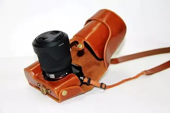 Nov Fotoaparat torba Torba za Sony alpha A7RII A7R Mr 2 Sony A7II PU Usnje Fotoaparat Vrečko Kritje Torbica