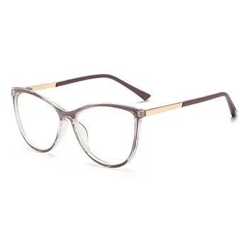 Nov Prihod Optični Oči Očala z Spomladanski Tečaji Unisex Zlitine Okvir Očal Anti Blue Ray Mačka Oči, Kratkovidnost Očala