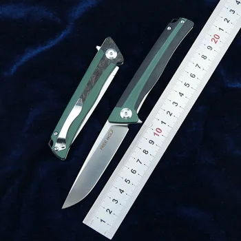 Novo G020 Folding nož D2 rezilo iz ogljikovih vlaken G10 ročaj taktično survival nož za kampiranje na prostem reševanje lov EOS orodje