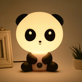 Nočno Spanje Lučka Otroška Soba Panda/Zajec/Pes/Bear Risanka Svetlobe Otroci Posteljo Dekoracijo Lučka Za Otroke, Otroška Nočna Lučka Darilo