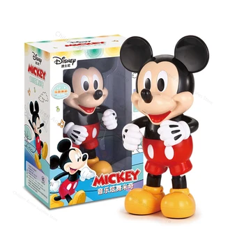 Original Disney Ples Mickey Mouse Anime Številke Ukrep Bleščečih Glasbe Sijoče Izobraževalne Elektronski Hojo Robota Otroci Igrače