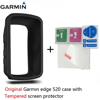 Original Garmin Edge 520 Plus Primeru z Zaščitnik Zaslon Garmin Edge 520 Primeru w/ GPS Računalnik kaljeno / kaljeno zaslon film