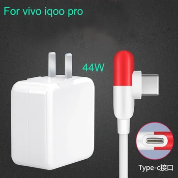 Original Za Vivo Iqoo Pro USB Tip-C 44W Ultra Hitro Flash Polnjenje Hitro Polnjenje, Polnilnik, Kabel USB-C Cabel Za Vivo Iqoo pro
