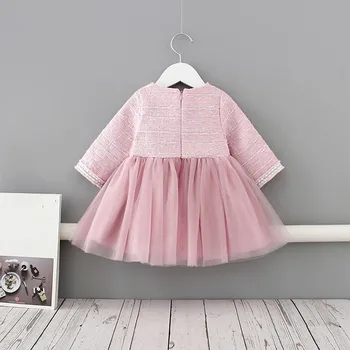 Otroci Pomlad Obleko Za Baby Dekleta Oblačenja Otrok Oblačila Princesa Obleko Žogo Obleki 1-5Y