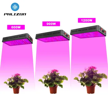 Phlizon Celoten Spekter 600/900W/1200W LED Grow Light Svetilka za Sobne Rastline Vegetacije Cvet Toplogrednih Rastejo Šotor