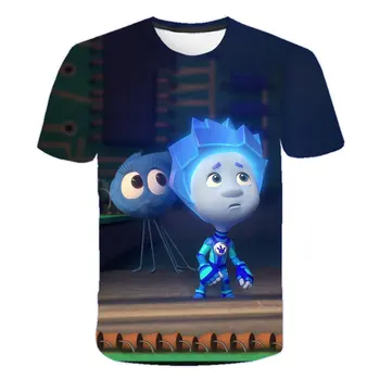 Poletje 2020 Popravki, otroška Oblačila Ohlapno In Udobno Fantje T-Shirt je Nova 3D Luštna dekleta T-Shirt 4-14T