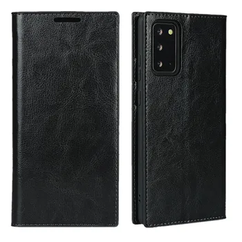 Razkošje Prave Usnjena torbica Za Samsung Galaxy Note 20/ Note20 ultra 5G Knjiga Denarnice Pokrovček Kartice Coque Telefon Primerih Opremo