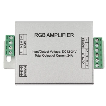 RGBW LED RGB Daljinski upravljalnik Ojačevalnika Kanalni Izhod 12V - 24V 24A 4 RGBW RGB LED Daljinski upravljalnik Trakovi Power Repetitorja RGBW