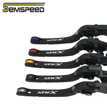 SEMSPEED CNC XMAX logotip motorno kolo, Novo Zložljive Zavore, Sklopka Parkiranje Pobud Ročaj Prijemala Za Yamaha XMAX300 XMAX250 XMAX125 400