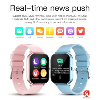 SHAOLIN Original Pametno Gledati P8 Moški Ženske Šport Ura Srčni utrip, Krvni Tlak Monitor Smartwatch za Apple watch IOS Android