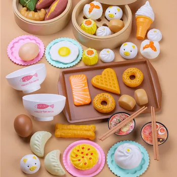 Simulacije nastavitev različnih stilov intelektualni razvoj plastične paro kruh, sadje cut otroška kuhinja igra igrače