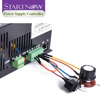 Startnow Napajanje Nastavljiv DIY Test Kit Upor Nastavitev S Potenciometrom in Stikalo Kombinacije za CO2 Laser Stroj