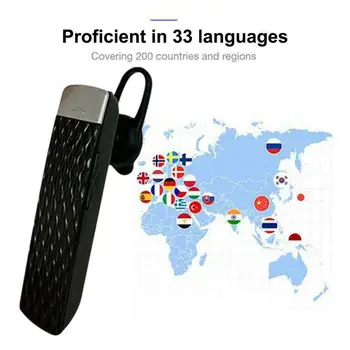 T2 Pametno Glasovno Prevajalec 33 Jezikov instant Prevajanje Brezžična tehnologija Bluetooth 5.0 Prevajalec Slušalke Poslovnih Glas Prevajalca
