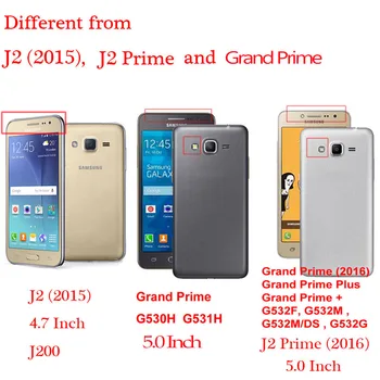 Thouport Za Samsung Galaxy Grand Prime+ G532 Primerih TPU + PC Hibridni Kritje ShockProof Ohišje Za Samsung Galaxy J2 Prime SM-G532F