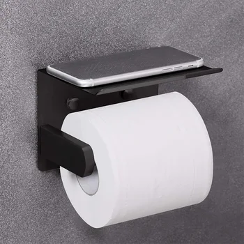Toaletni Papir Držalo za Telefon Polica SUS 304 Nerjaveče Jeklo Stenske Toaletni Papir Roll Imetnik - Nerjavnimi in Kopalnica Pranje