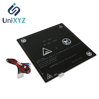 Unixyz MK3 Heatbed 220*220/300*300*3 mm, Aluminij Greti posteljo Platforma za A6 A8 A8 plus E16 E12 ET4 3D Tiskalnik Hotbed DIY Deli