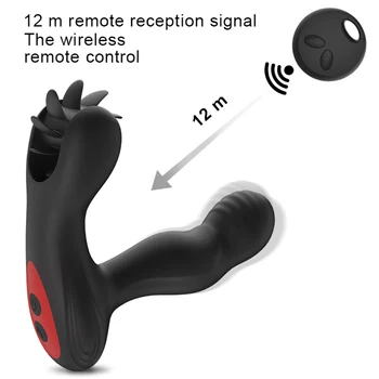 USB Polnilne Analni Čep, Vibrator Butt Plug Moški Prostate Masaža z Obroč Daljinski upravljalnik G-spot Vibrator Spolno Izdelki