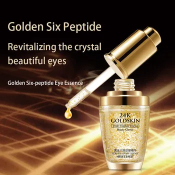Večna 24K Gold Eye Serum Kolagena Bistvo Proti Gubam Anti-Aging Odstranite Zabuhlost, Temne Krog Vrečko Kapljice za Obraz za Nego Kože P