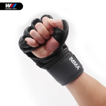 Visoka Kakovost Boksarske Rokavice MMA Rokavice Muay Thai MMA Usposabljanja Rokavice Boxer Boj Boks Oprema Pol Rokavic Mikrovlaken PU