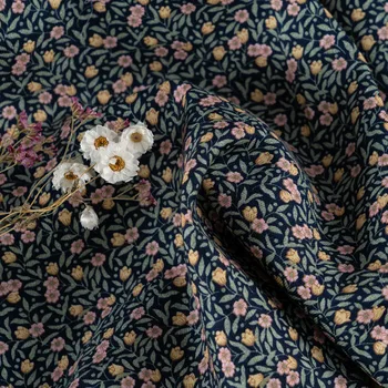 Visoko kakovostni čiste bombažne tkanine Floret tiskanje tissu Jesensko zimske Obleke Obleko mozaik