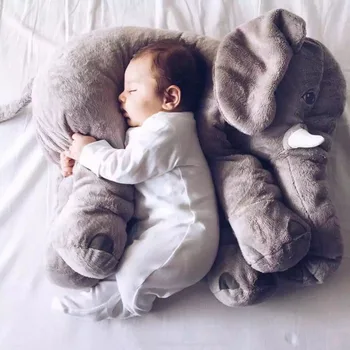 Vroče Baby Otrok Dolg Nos Slon Lutka Novorojenčka fotografija rekviziti Blazino Mehki Pliš Stvari Igrače Ledvenih Blazino