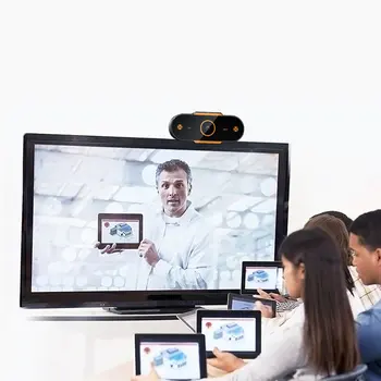 Webcam 1080P 720P 480P Full HD Spletna Kamera Vgrajen Mikrofon Vrtljiv USB Web Cam Za PC Računalnik Mac Prenosni računalnik Desktop