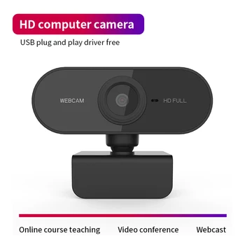 Webcam Full Hd 1080p USB Spletna Kamera 30fps Samodejno Ostrenje Računalnika, Fotoaparata, Kamere, Vgrajene V vpija Zvok Mikrofona, 1920 *1080