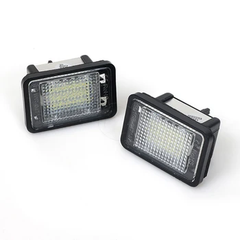X-AVTO 2Pcs LED Tablice Svetlobe, brez Napak LED Število Ploščo Lučka Za Mercedes Benz GLK X204 2007 2008 2009 2010 2011-2013