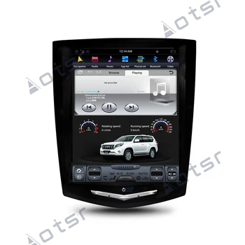 Za Cadillac SRX 2009 - 2012 PX6 Android 9.0 4G + 64GB Navpično zaslon Tesla Slog avtoradio, Predvajalnik, GPS Navigacija CARPLAY DSP