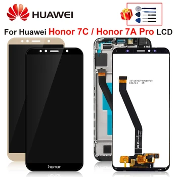 Za HUAWEI Honor 7C 7A PRO LCD Aum-L41 7A Pro Aum-L49 LCD-Zaslon, Zaslon na Dotik, Računalnike Sestavljanje Delov za Huawei ATU LX1 / L21