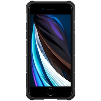 Za iPhone SE 2020 Obroč Primeru Telefon Stojalo NILLKIN CamShield Oklep Primeru Kritje Za iPhone 7 8 digitalni Fotoaparat Varstvo Padec Ladijskega prometa