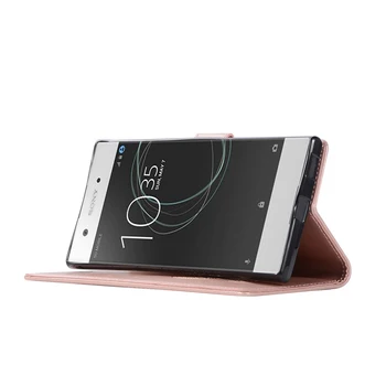 Za Sony Xperia XA1 Ultra Flip Denarnice Primeru G3221 G3223 G3212 G3216 Reža za Kartico Telefona Vrečko G 3221 3223 3216 XA 1 Ultra Usnja Kritju