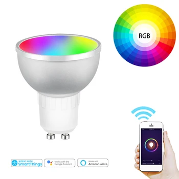 Zigbee 3.0 GU10 Smart LED Žarnice RGB Zatemniti 5W Philips Hue Tuya Smart Življenje Alexa Echo googlova Domača stran Pomočnik Smartthings