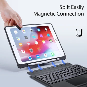 Čarobno Tipkovnico Primeru Za 2019 iPad 10.2 7. Generacije Za 2017 iPad Pro 10.5 Zraka 3 Tipkovnico Bluetooth, Magnetni Pokrov Touchpad