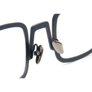 ženske Čistega Titana eyeglass okvir moških kvadratnih očala okvirji moda lahke polno platišča kovinskih očal okvir Rx očala