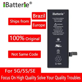 10pcs/veliko iBatterie Litijeva Baterija Za Apple iPhone 6S 6 7 X SE Xr Xs Max 6Plus 7Plus Zamenjava Bateria Za iPhone 6S iPhone7
