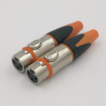 10pcs Visoke Kakovosti 3-Pin Nepremočljiva XLR Audio Priključek za Kabel Priključite Mic Moški Ženski Adapter Mikrofon